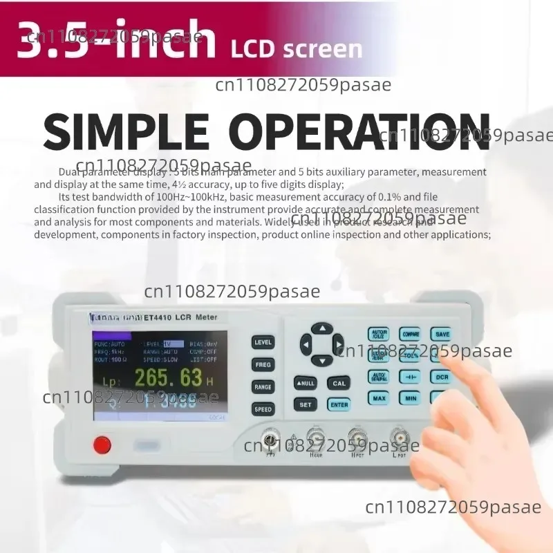 Desktop Digital LCR Meter 100~ 100KHz Range Electronic Tester for Accurate Measurement