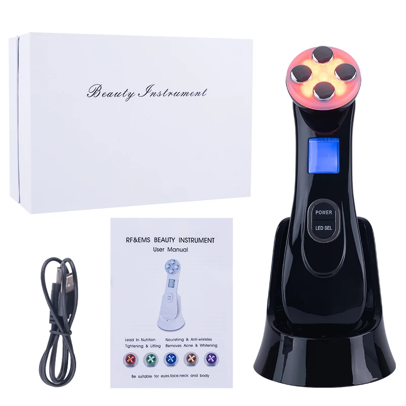 Massageador facial microcorrente: apertar, levantar, clarear a pele, rejuvenescer, aumentar a penetração da nutrição e remover manchas, manchas de proibição