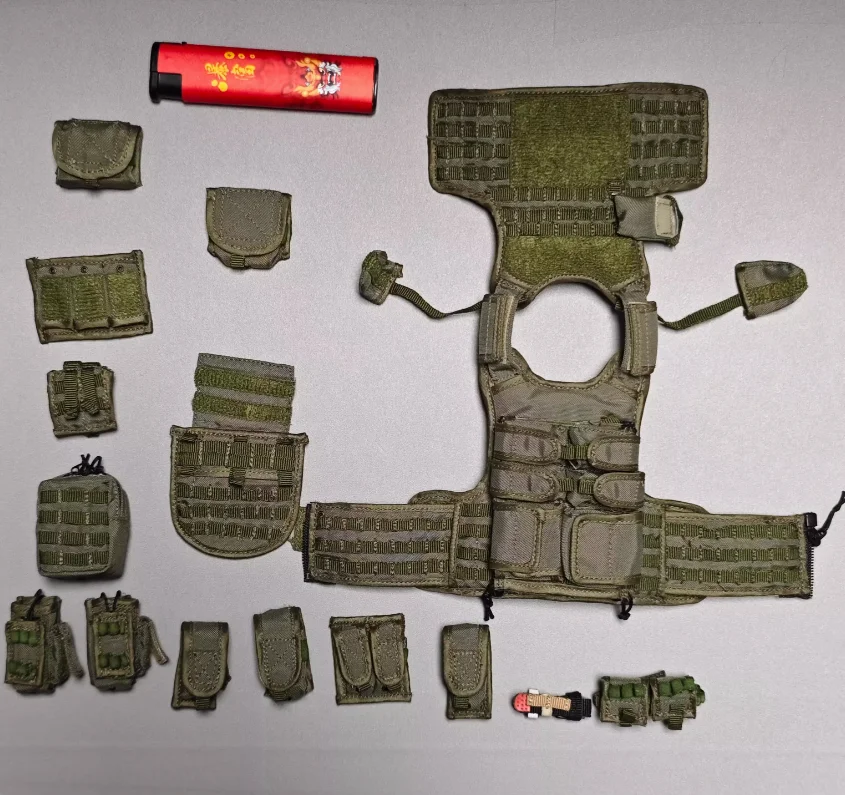 

For Sale 1/6th DAM 78077 US. Soldier Doll CAG Hang Chest Vest Bags Accessories Toys Model For 12" Doll Figure Scene Component