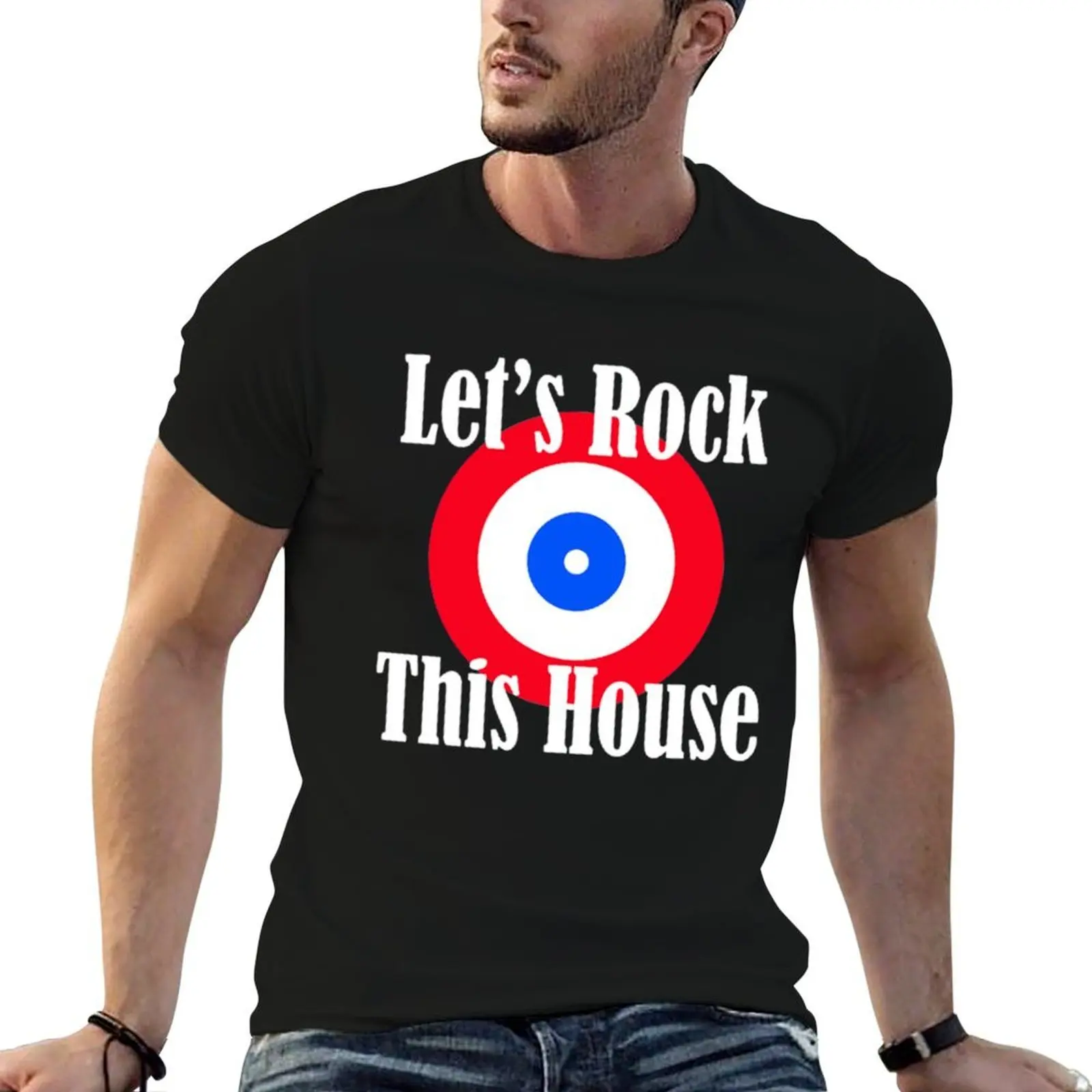 

Let_s Rock This House Curling T-Shirt t shirt personalised t shirt man casual T-Shirt