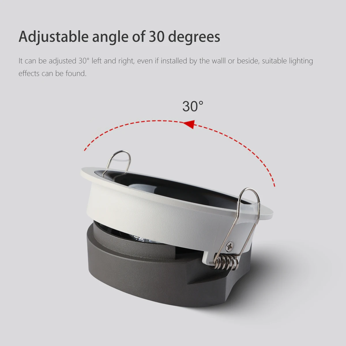 Dimmbare LED Down light Decken einbau leuchte Cob Blends chutz Aluminium Scheinwerfer AC110V 220V Home Office Store