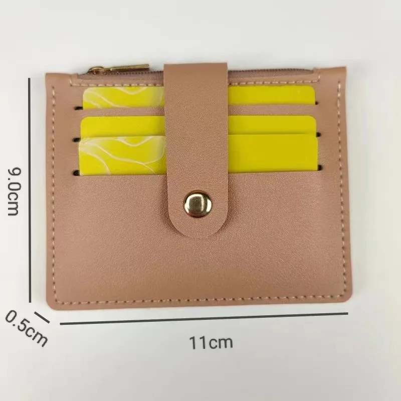 PU ID Cards Holders Vintage Anti Thief Bank Credit Bus Cards Cover Coin Dollars Pouch Hasp Pocket Mini Wallets Bags Organizer