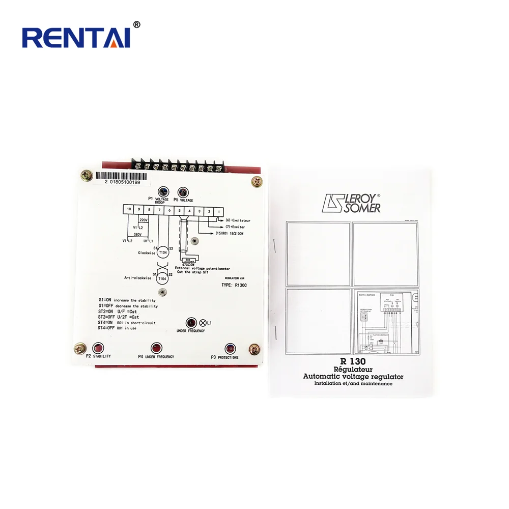 AVR Regulator tegangan R130C untuk Generator Alternator LS