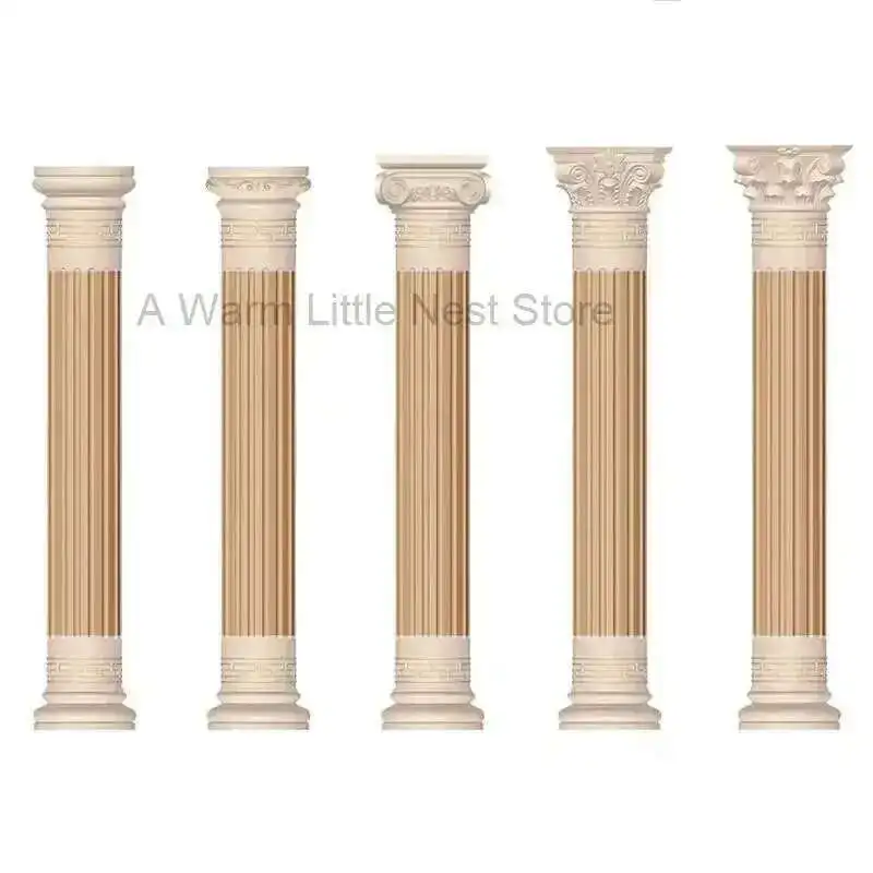 

Thickened Roman Column Body Mold Cast-in-place Cement Model Home Decorative Building Template for Villa Gate Column Accessories