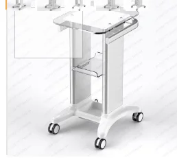Aluminum Rolling Cart / Trolley for Beauty Salon - Mobile Storage Stand with Wheels