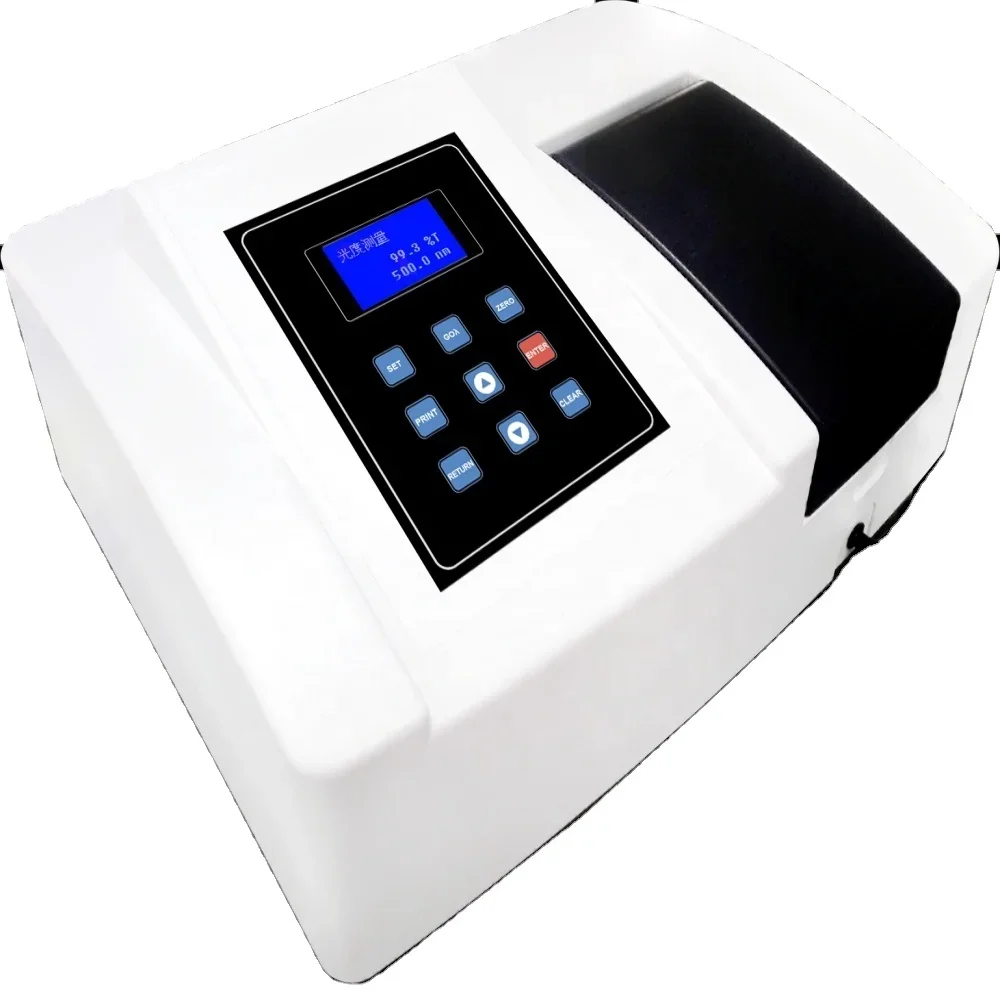 

Digital Single Beam UV-VIS Visible Spectrophotometer Price Lcd Screen Ultraviolet High Quality Spectrometers