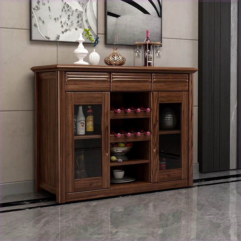 

Luxury Wood Wine Cabinet Shelves Mobile Designer Modern Bar Cabinet Living Room Restaurant Placards Ouverts Trendy Furniture