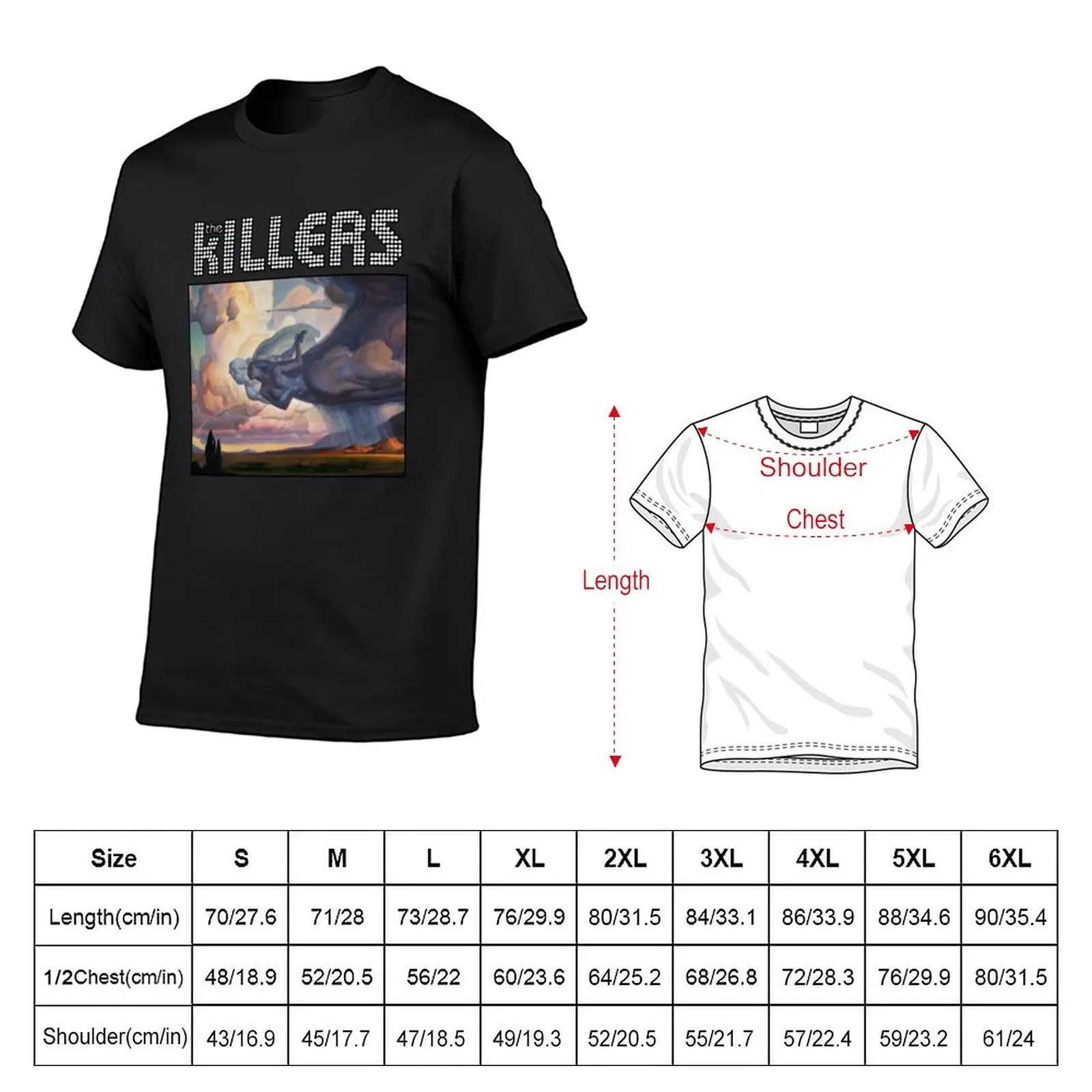 New Human wallpaper T-Shirt customized t shirts t-shirts man vintage clothes designer t shirt men