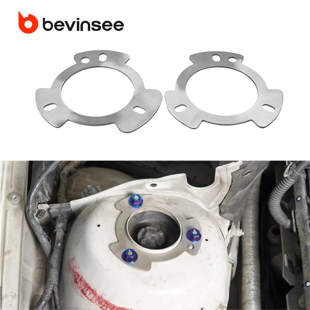 

Stainless Steel Front Shock Tower Reinforcement Plates for BMW E46 320i 323i 325i 328i 330i 323Ci 325Ci 325Xi 328Ci 330Xi