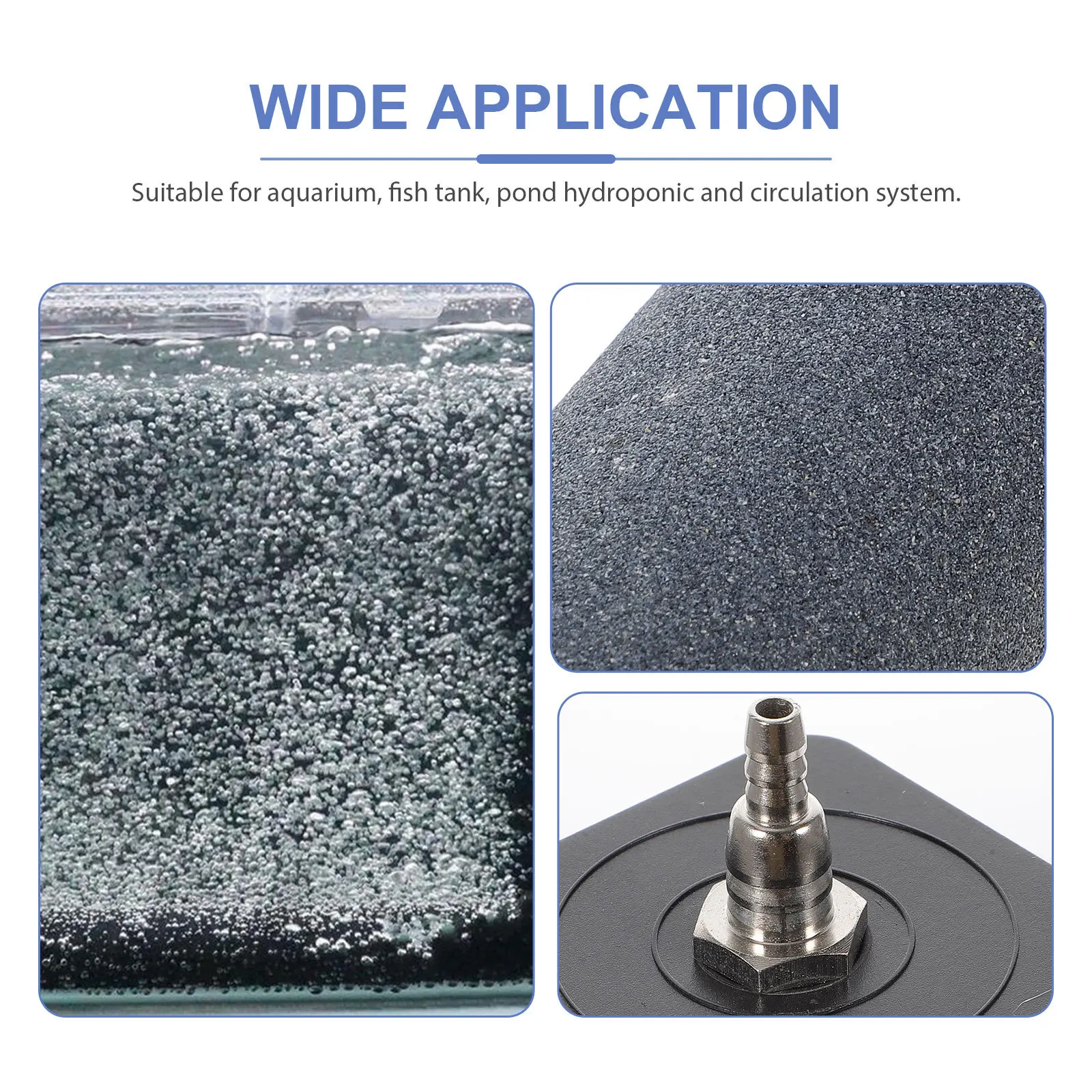 

Air Stone for Aquarium Pump Oxygen Supply Small Bubble Diffuser for Fish Tank Pond Solution Air Stone