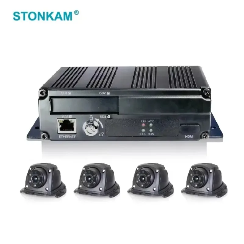 

2025/STONKAM 360 Surround Bird View Vehicle Camera System 1080P Wi-Fi/GPS tracking for Recording