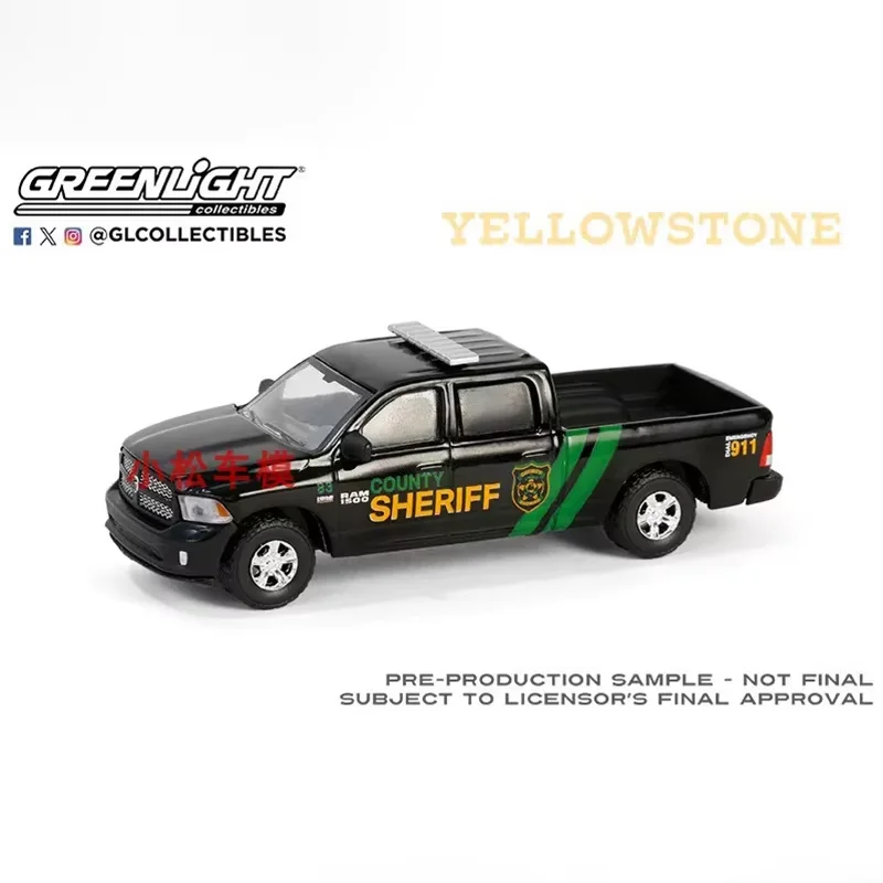 

GreenLight масштаб 1:64 2013 Ram 1500 62030-A пикап из сплава, имитация модели автомобиля, классический сувенир для взрослых, подарок, статический дисплей