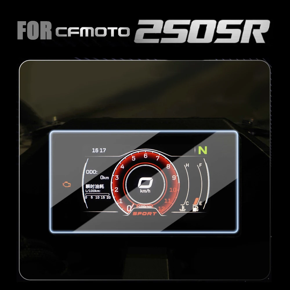 

For CFMOTO CF MOTO 250NK NK250 250SR SR250 NK 250 NK SR Accessories Cluster Scratch Protection Film Dashboard Screen Protector