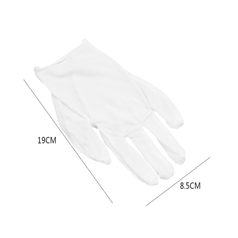 12 Pairs/pack Household Glove White Cotton  Home Dust Gloves Waiters/Drivers/Jewelry/Workers Gloves Sweat Absorption Gloves