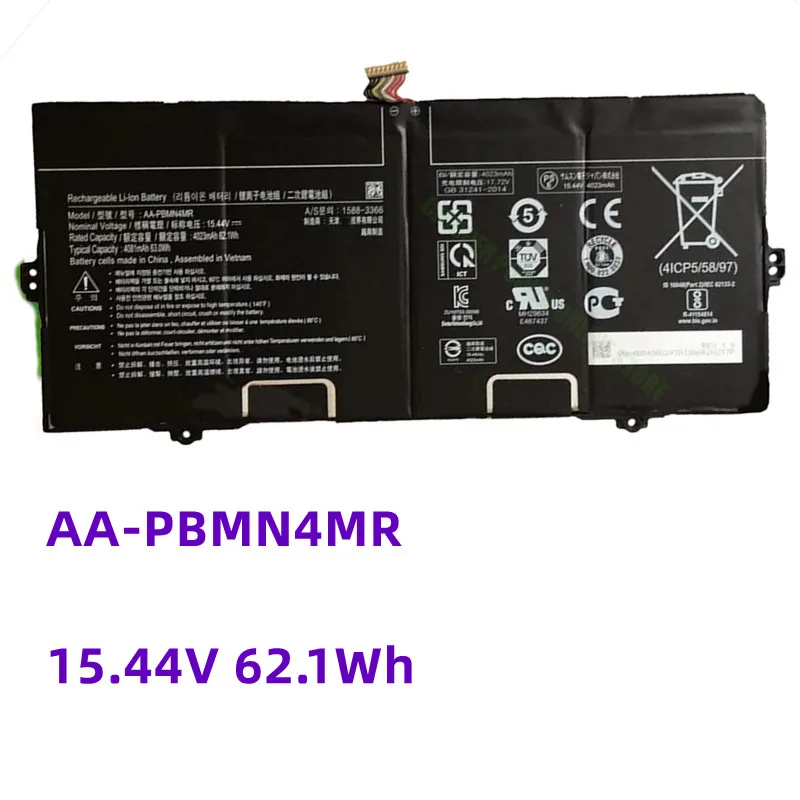 Baterai Laptop Baru 15.44V/4023MAh, 62,1wh AA-PBMN4MR untuk Galaxy Book Pro 360 13 Seri