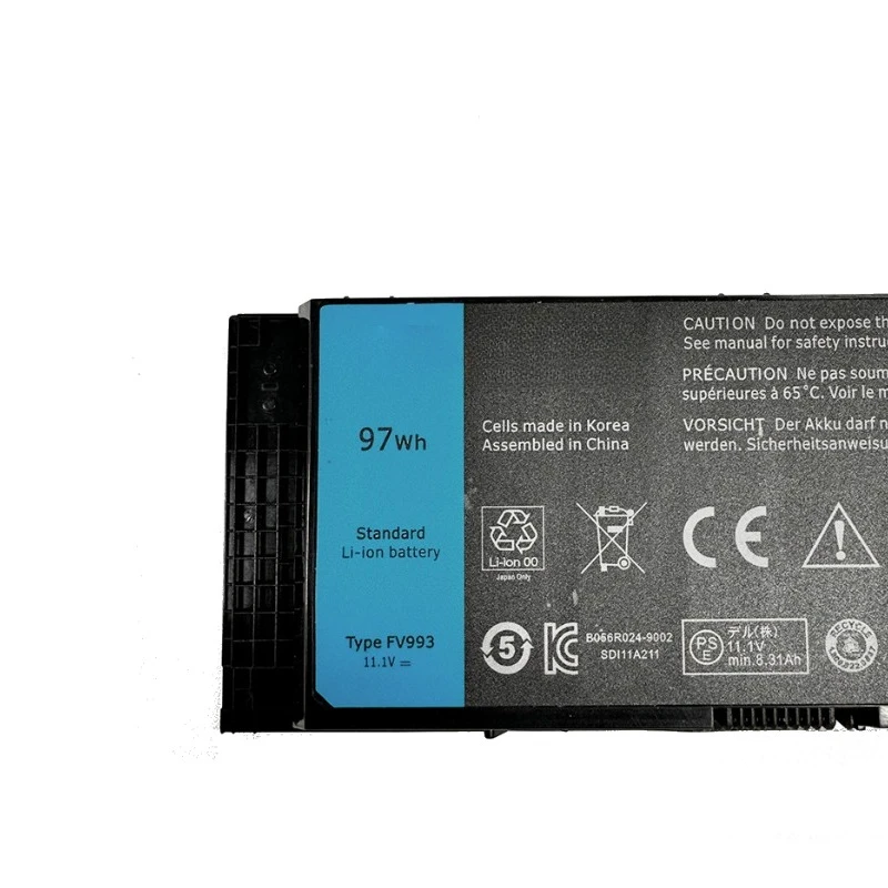 FV993 97WH Laptop Battery for Dell Precision M4600 M4700 M4800 M6600 M6700 M6800 FJJ4W T3NT1 R7PND N71FM OTN1K5 PG6RC