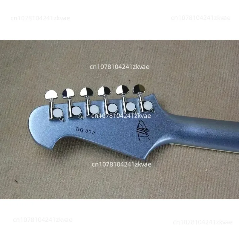 DG335 thin semi hollow jazz electric guitar light metal blue black optional with matching leather