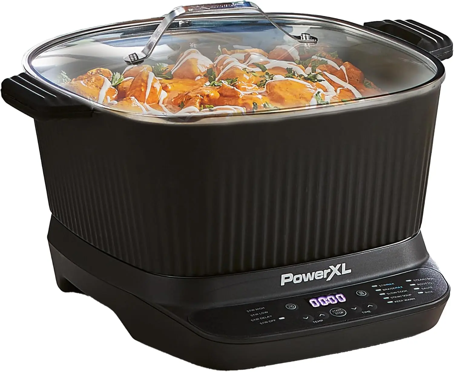 7.5 Quart Digital Multi-Cooker with Automatic Paddle to Stir and Shred, 9 in 1 programmable presets to Sauté, Sear