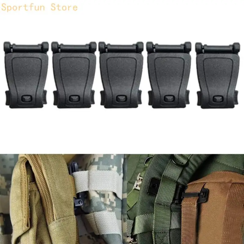 

34PCS Tactics Bag Clip Strap Set, Nylon Keyring Holder, D-Rings Locking, X7JD