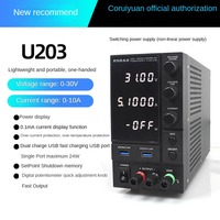 KORAO Adjustable DC Lab Power Supply 30V 5A 30V 10A Regulated Switching Power Source Repair Phone PCB Electroplating Charging