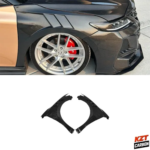 For Toyota Camry (18-23) Front Vented Fender Pair Replacement Carbon Fiber