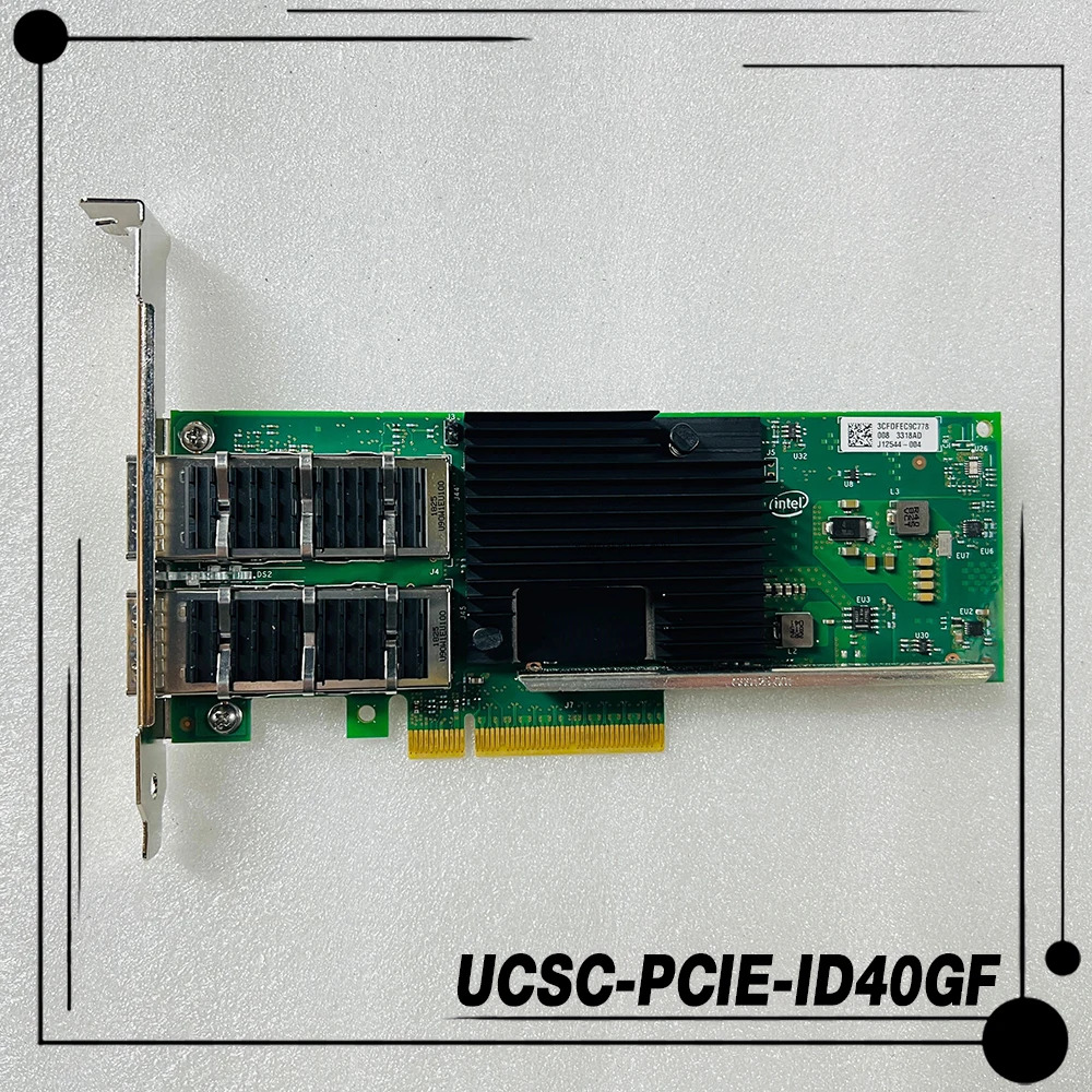 For Intel XL710-QDA2 dual-port 40 Gigabit optical Fiber NIC For Cisco UCSC-PCI-ID40GF