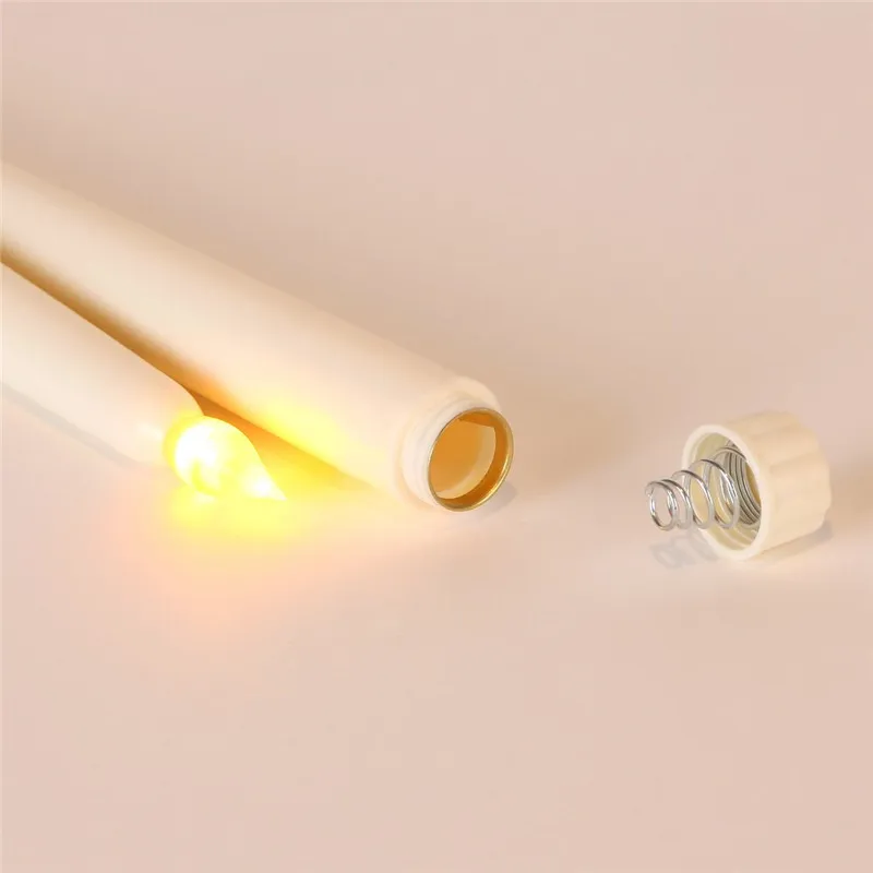 50pcs Yellow Flickering LED Candles,Plastic Flameless Christmas Candles,bougie led For Dinner wedding Party Decoration