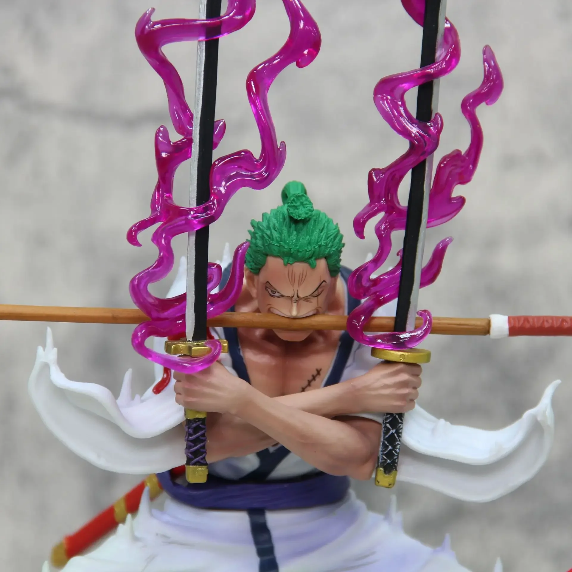 New 33cm One Piece Zoro Santoryu Action Figurine Pvc Collection Cartoon Model Doll Figurine Statue Gift Decoration Toy