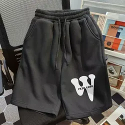 M-8XL Oversized Shorts Men New Simple Shorts Fashion Brand Casual Sports Shorts Loose Elastic Waist Drawstring Shorts for Men