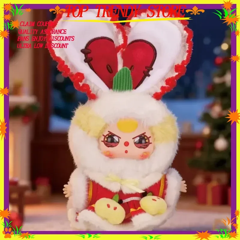 Подлинная детская три рождественские серии, виниловая плюшевая слепая коробка, модная коллекция игрушек, подарок ручной работы на день рождения, 2024, осень-зима для женщин