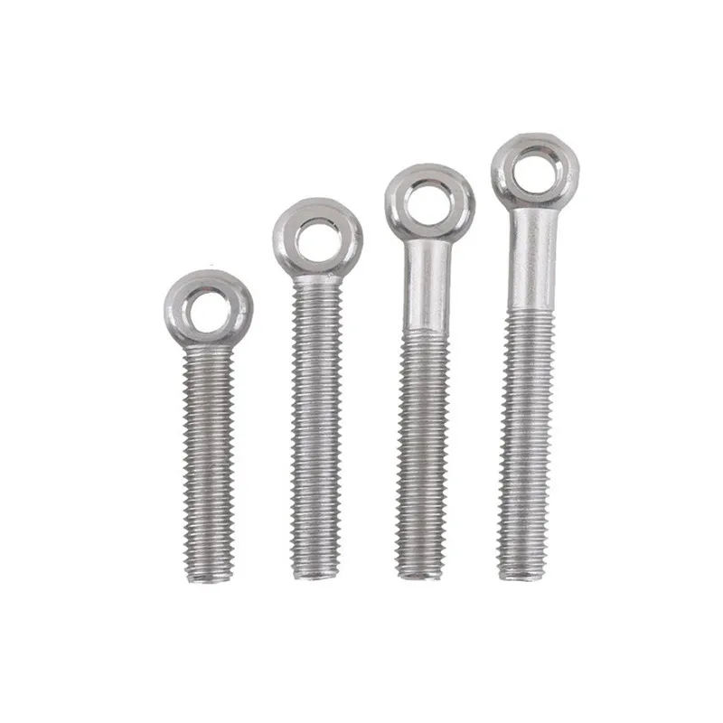 1-5 PCS GB798 304 Stainless Steel Ring Link Bolt Fisheye Eye Slip Hole Screw M5 M6 M8 M10 M12 M16