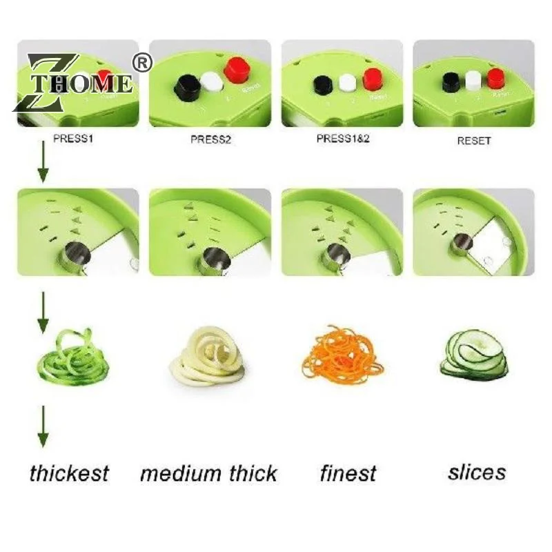 Kitchen Gadgets Pasta - El Tipi Spiral Kesici Sebze Dilimleyici,