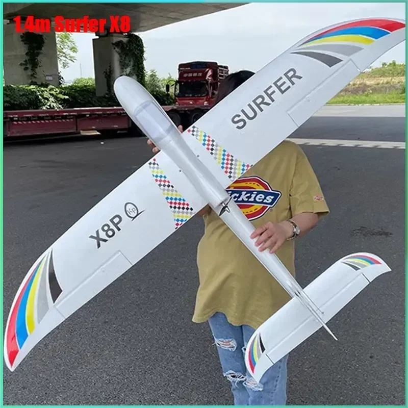 

Sky Surfer X8 Glider 1.4m Novice Beginner Fixed Wing Epo Detachable Collision Prevention And Fall Prevention