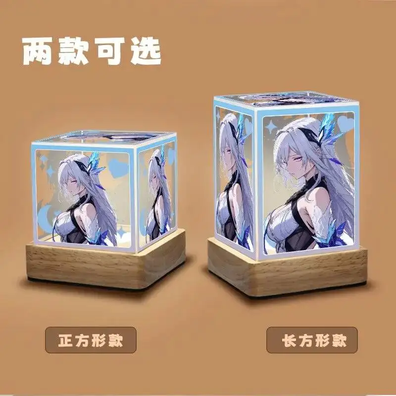 

Genshin Impact Skirk Cosplay Acrylic Tricolour Light Cartoon Night Acg Lamp DIY Lighting Luminaire Desktop Adorn Gift