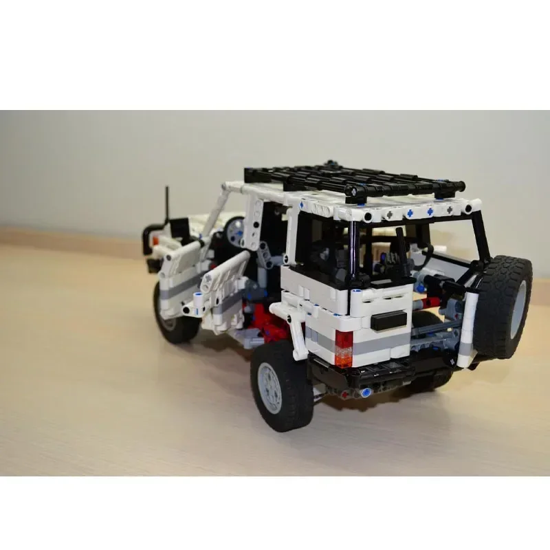 MOC-47249 전기 RC 랜드 크루저 76 Supercar 조립 접합 빌딩 블록 모델 2113 빌딩 블록 부품 어린이 장난감 선물