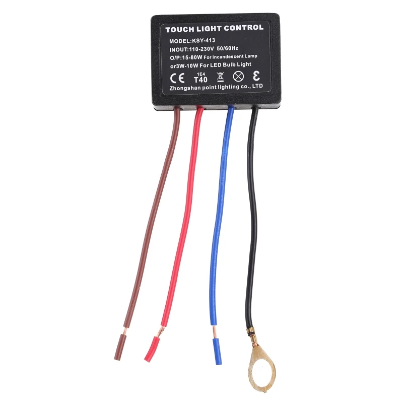 for Touch Lamp ON/OFF Control Module for Touch Dimmer Repair with 3 Levels Dimming Function Easy to In