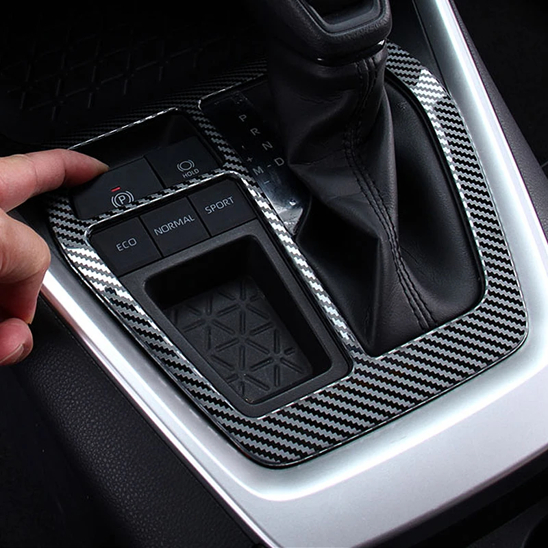 Stainless Steel Car Central Control Gear Shift Panel Trim Frame For Toyota Rav4 Xa50 2019 2020 2021 2022 2023 2024 Hybrid