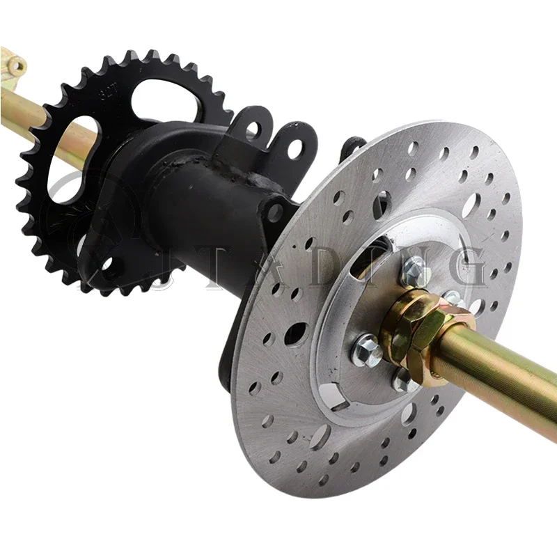 800mm/810mm rear axle assembly with Foot brake 530-32T sprocket for China 125cc 150cc 200cc 250cc ATV UTV Buggy Quad Bike Parts