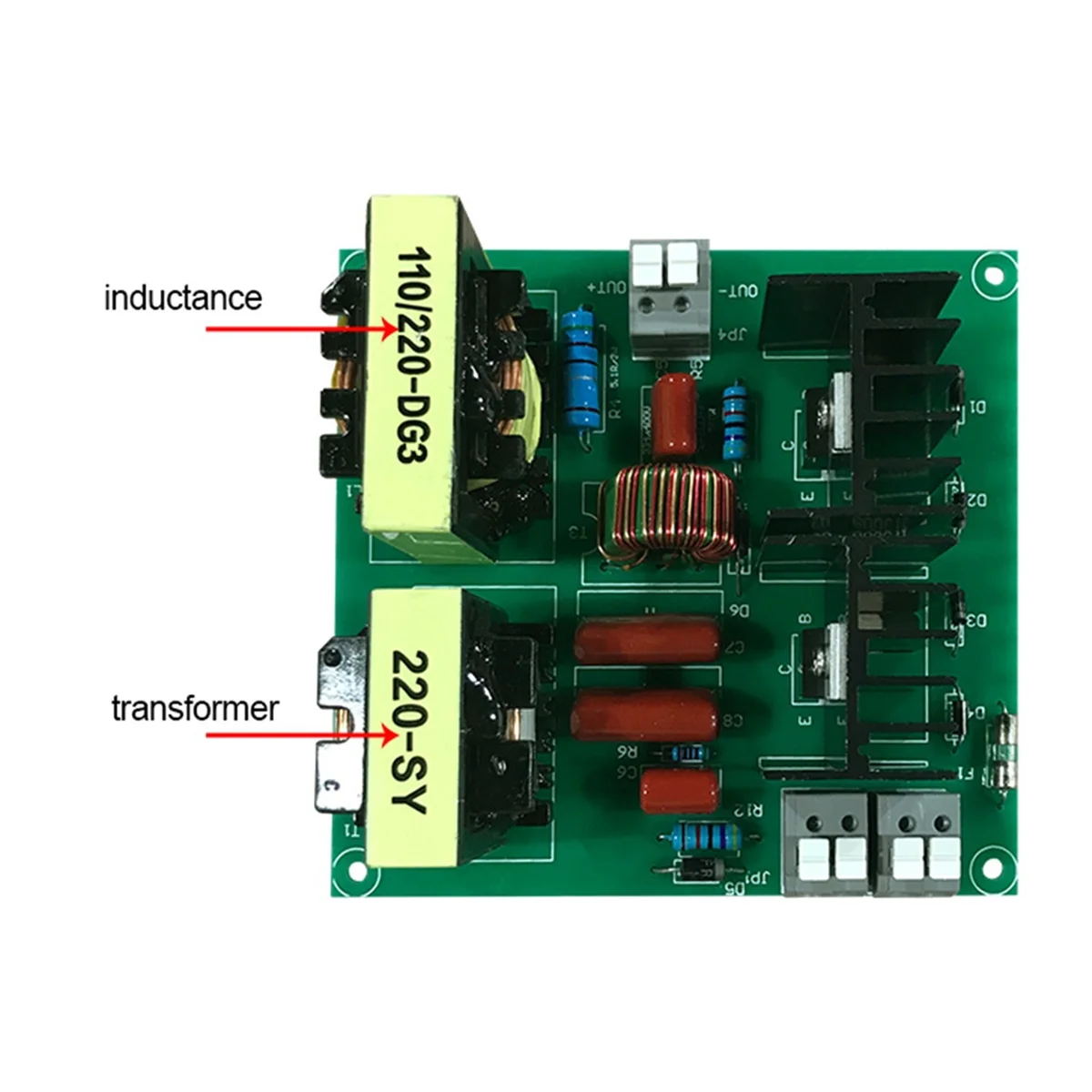 Carte mère de circuit imprimé de nettoyeur à ultrasons pour lave-linge de voiture, transducteur de générateur, prise en charge 220 W, 150 V, 40KHz