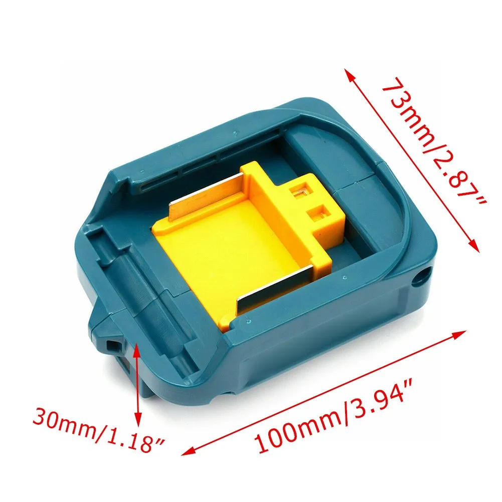 Battery Adapter With Light For BL1830 BL1840 Dual USB Output Charging Converter Battery Converter Power Tools