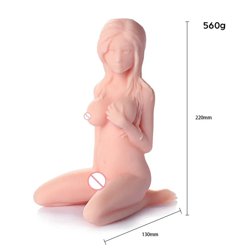 Men\'s Masturbation Sex Toys Anime Doll Garage Kit with Insertable Vagina Pocket Pussy Doll for Men Erotic Sex Doll Soft Breast