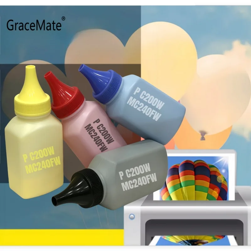 Grade A Color P C200W MC240FW Refill Toner Powder Compatible for Ricoh PC200W MC240 FW Laser Printer
