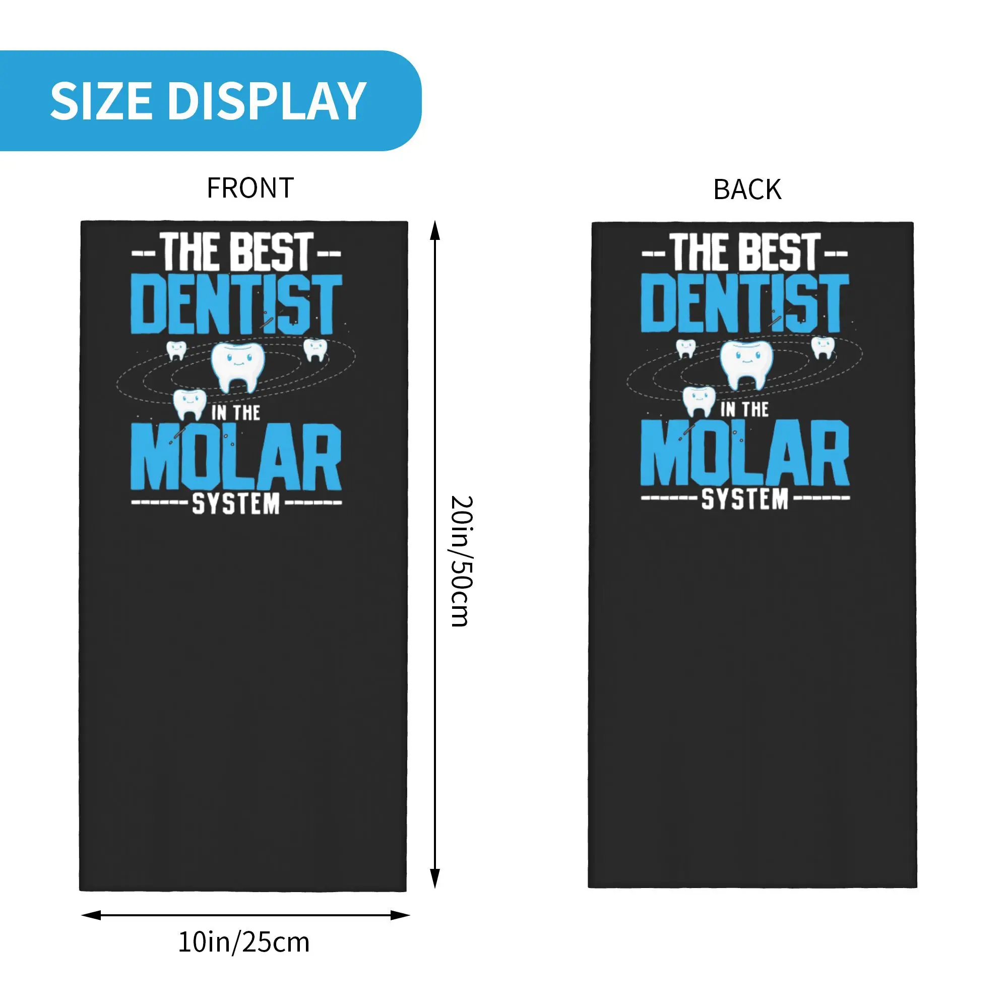 Tandarts Mondhygiënist Tandheelkunde Bandana Halsbeenkap Gedrukt Magische Sjaal Bivakmuts Hardlopen Mannen Vrouwen Volwassen Het hele seizoen