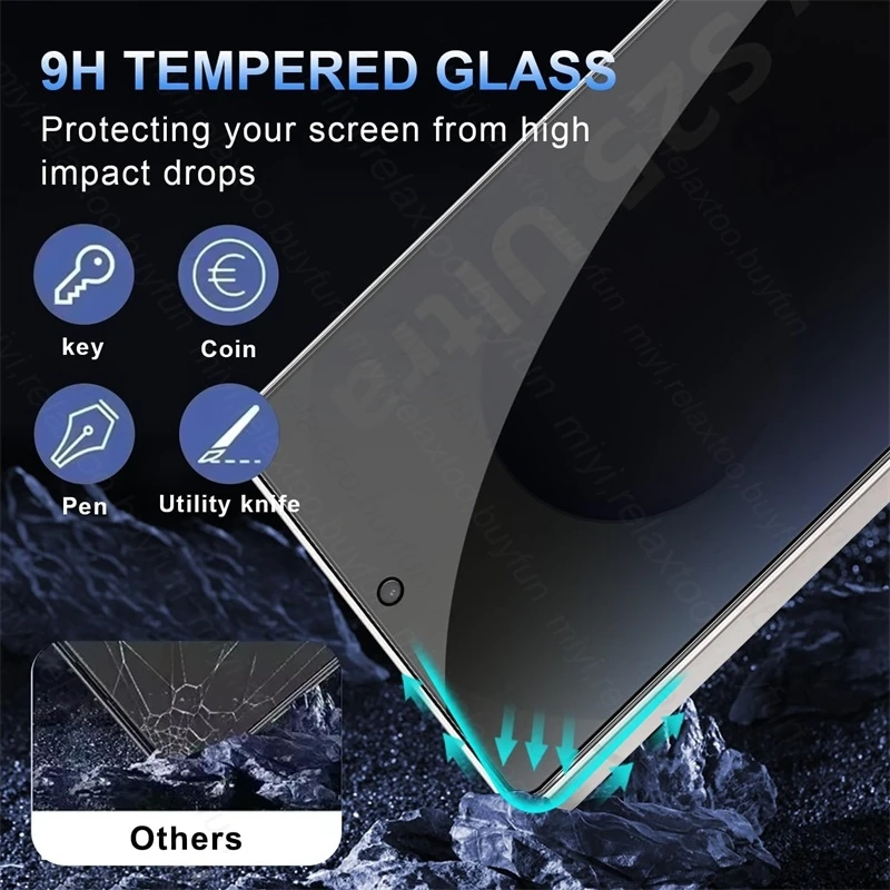 4-1 Piezas Protector de Pantalla de Vidrio Templado Anti-Espía para Samsung Galaxy S25 S26 Ultra S 26 25 Plus Edge S26+ 5G 6