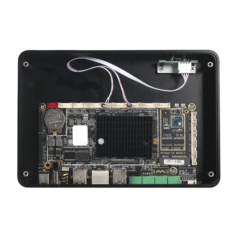 Helorpc 1LAN/2LAN Mini PC with Rockchip RK3568 Processor ARM G52 2EE GPU Support Android11.0 WiFi BT3.0 4G/5G LTE Computer