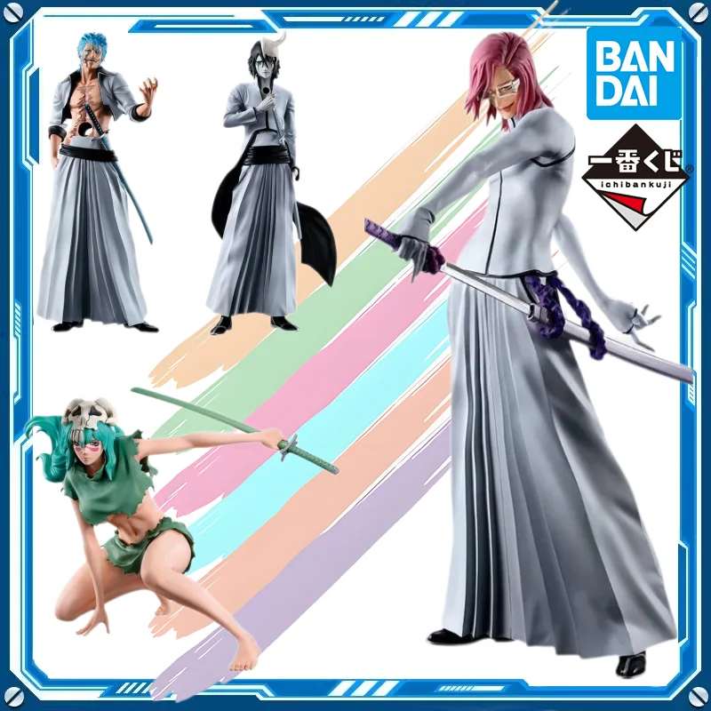 

In Stock BANDAI Ichiban Kuji BLEACH 20th Stirring Souls Vol Ulquiorra Grimmjow Szayel Aporro Anime Figure Action Model Toys