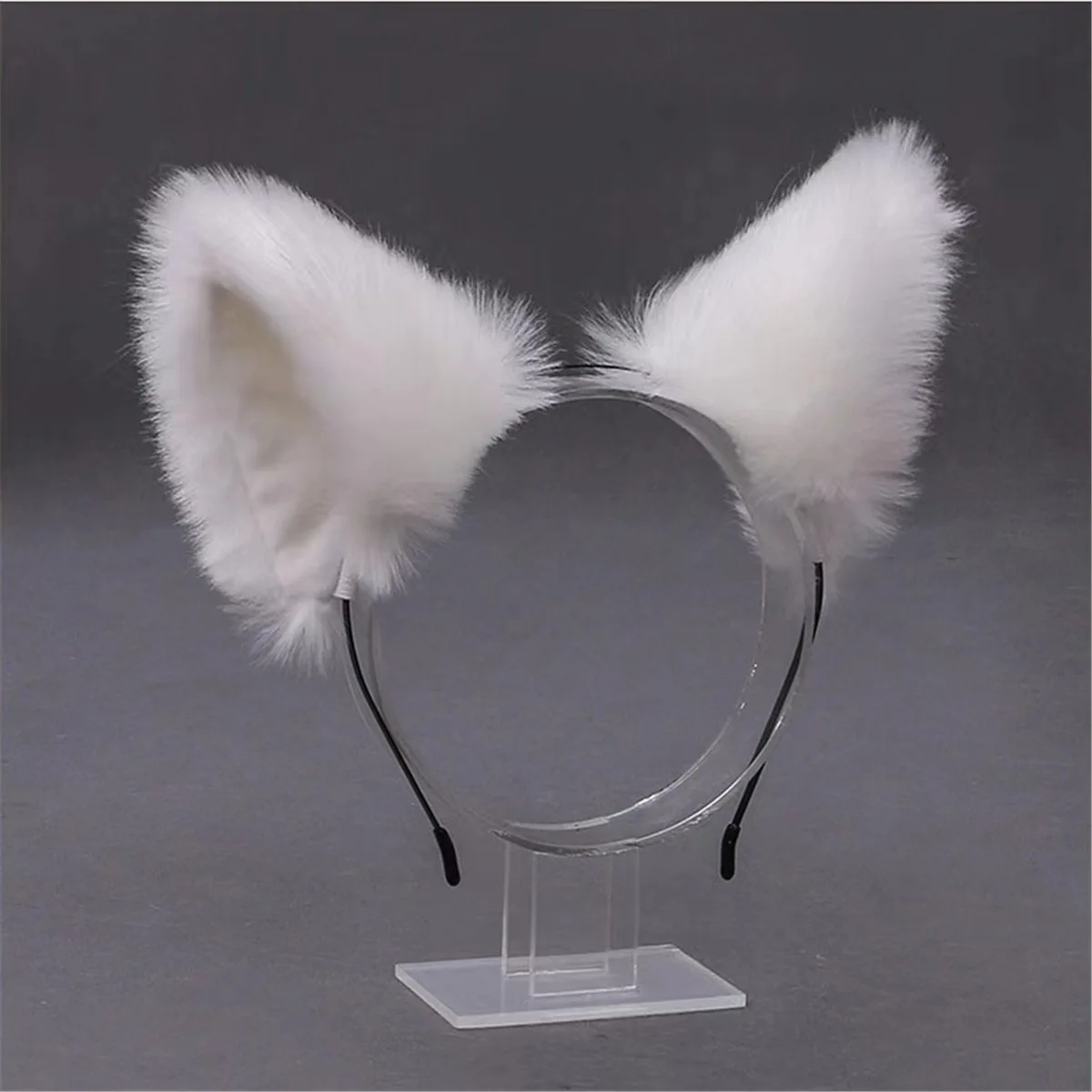 Katzenohren-Stirnband, Fuchs-Stirnband, Kopfschmuck, Weibliche Wolfshunde-Tierohren-Haarnadel, Glocken-Haarnadel, Schmuck, Cosplay-Dekoration – Detail 7
