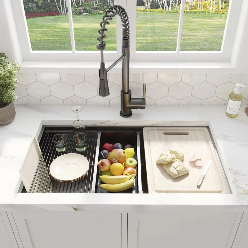 CE Certified Manufacturing 304 Stainless Steel Handmade Kitchen Sink