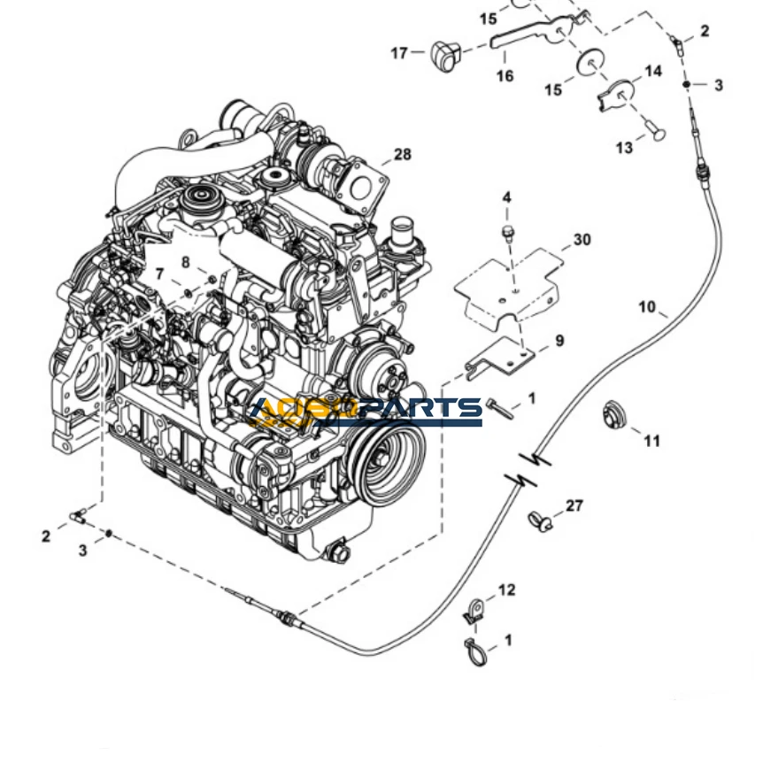 S510 S530 S550 S570 S590 CAVO CARICABATTERIA 7214545 CAVO ACCELLO MOTORE ORIGINALE
