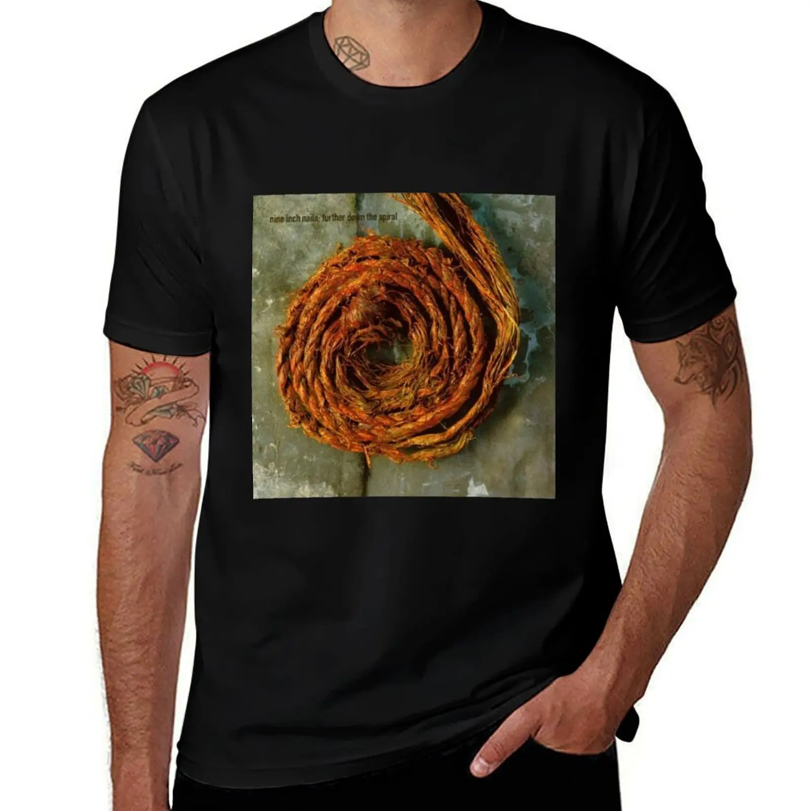 Further down the spiral T-Shirt Non-Shrink Basic Cotton T-Shirt